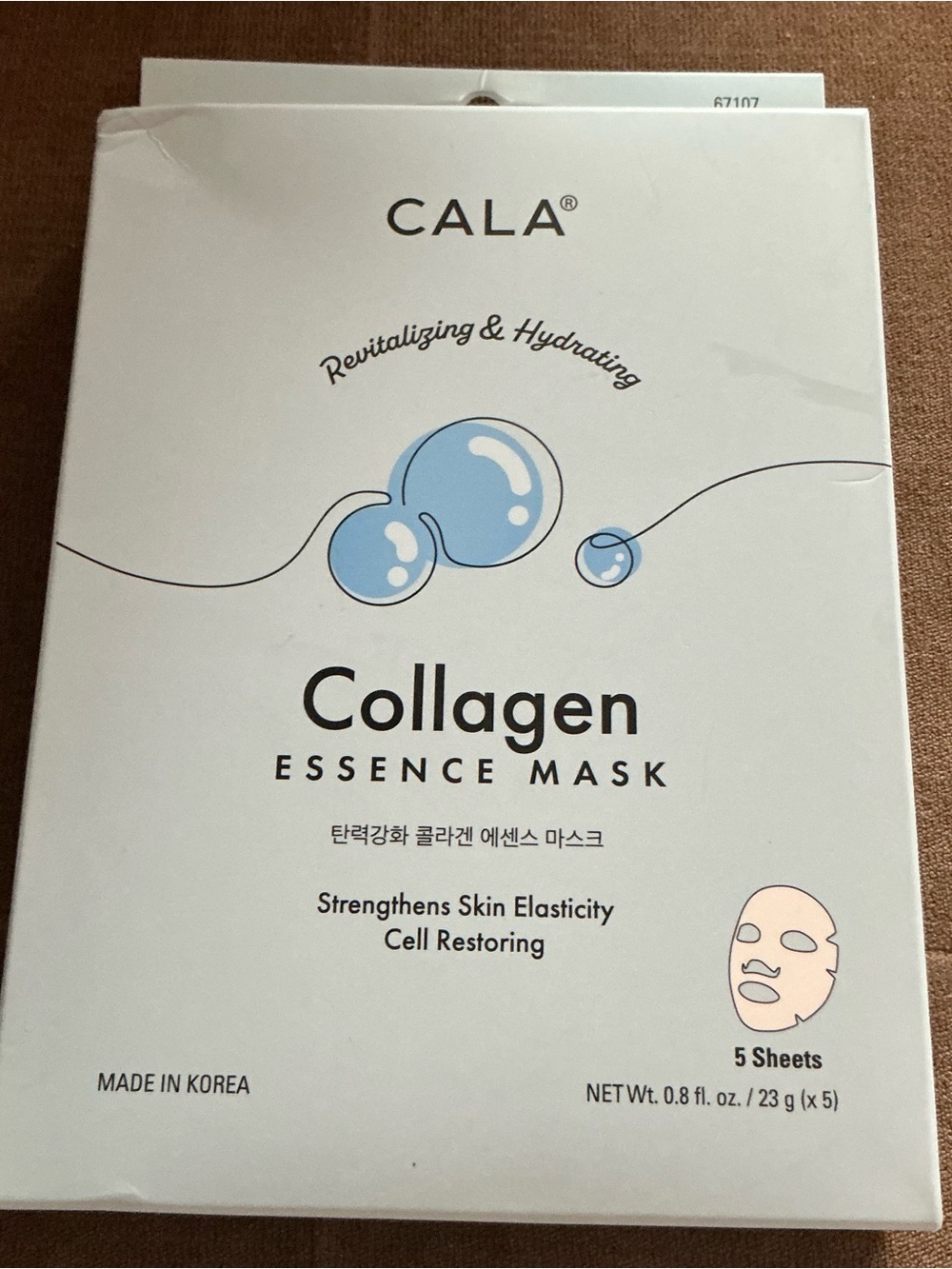 Cala collagen essence mask 5 sheets